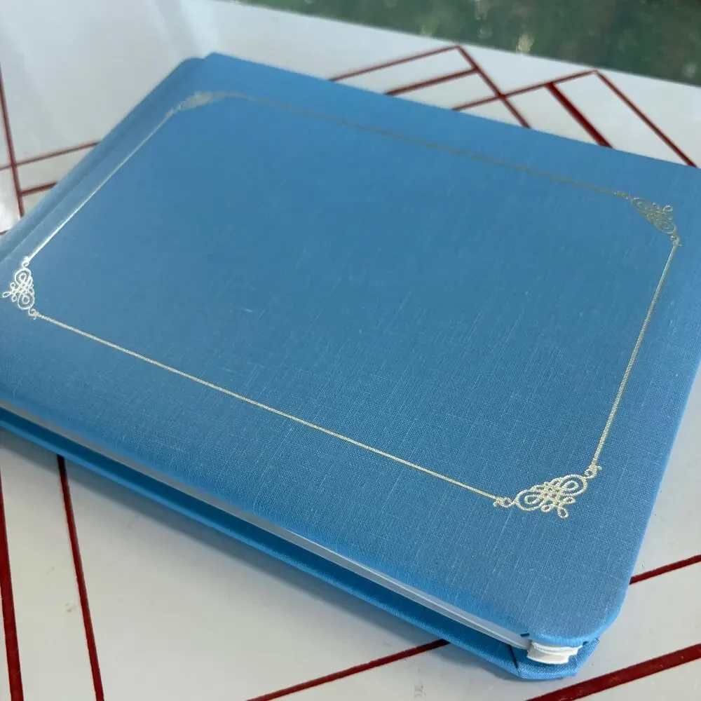Creative Memories Blue Scrapbook Album Small Blank Memory Book 6x8